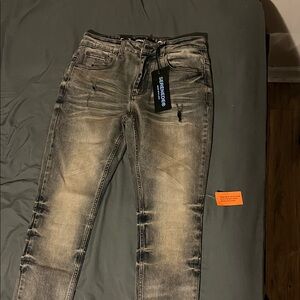 Men's Grey Serenede Jeans